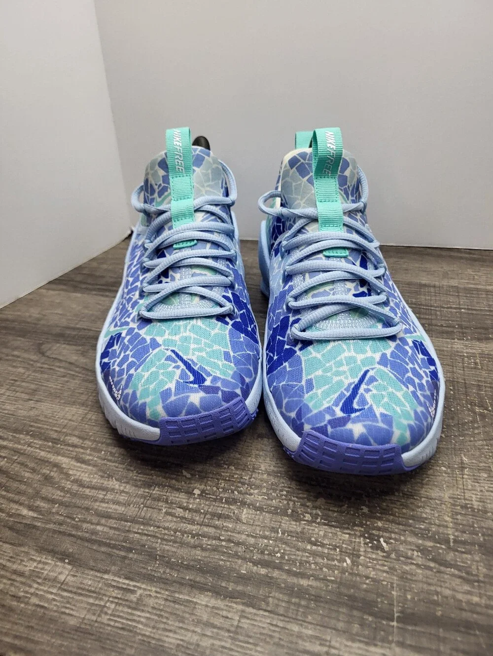 Nike Free Metcon 6 AMP Workout Training CrossFit Ice Blue Shoes Womens Size 8
